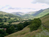 The Lodges nestling in the Troutbeck valley